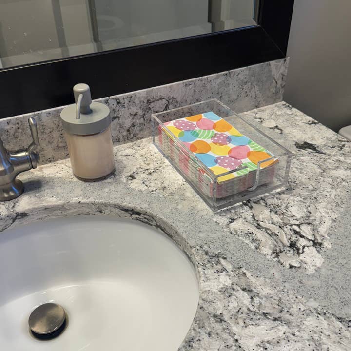 CJ Gift Goddess – wholesale Napkin holder – Clear Acrylic Guest Towel Napkin Holder1