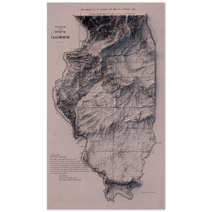 Illinois for wholesale by Scott Reinhard Maps