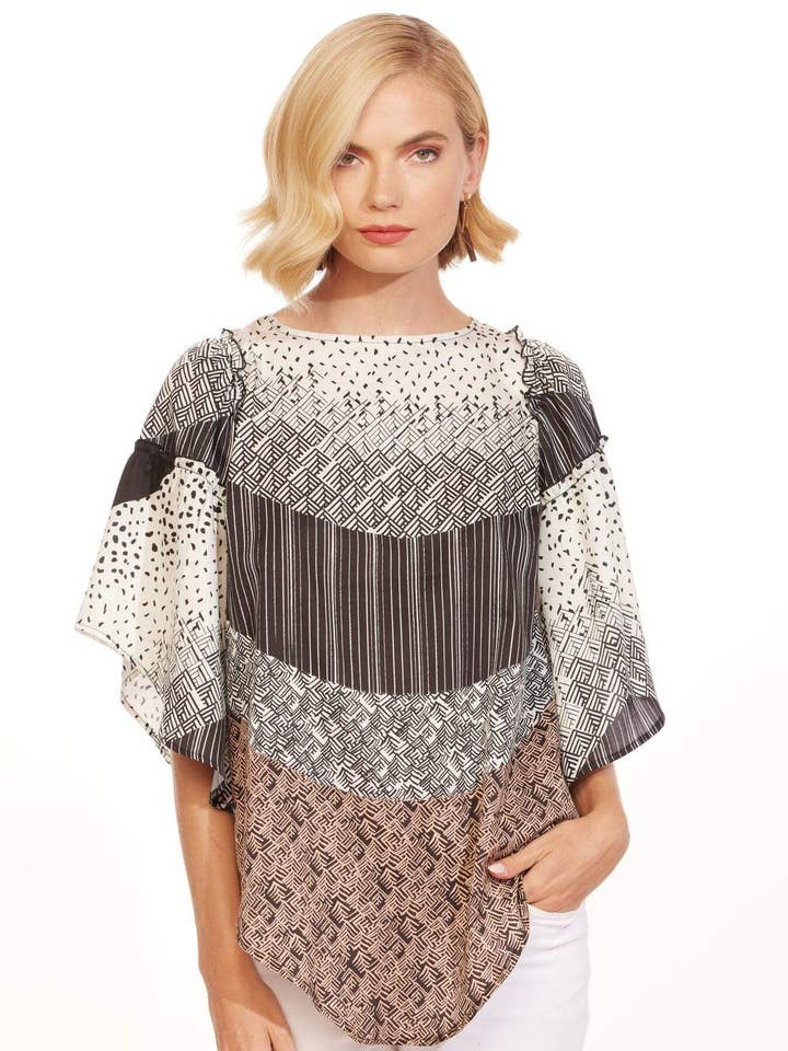 Chiara top - Wüstenküste für den Großhandel von Eva Franco