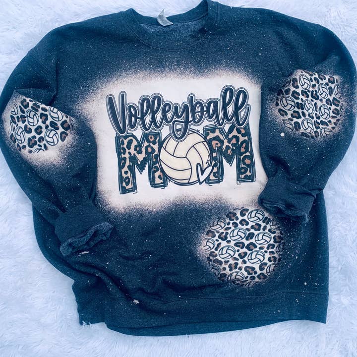 Volleyball Mom Sweatshirt for wholesale by Southern Backroad Tees LLC
