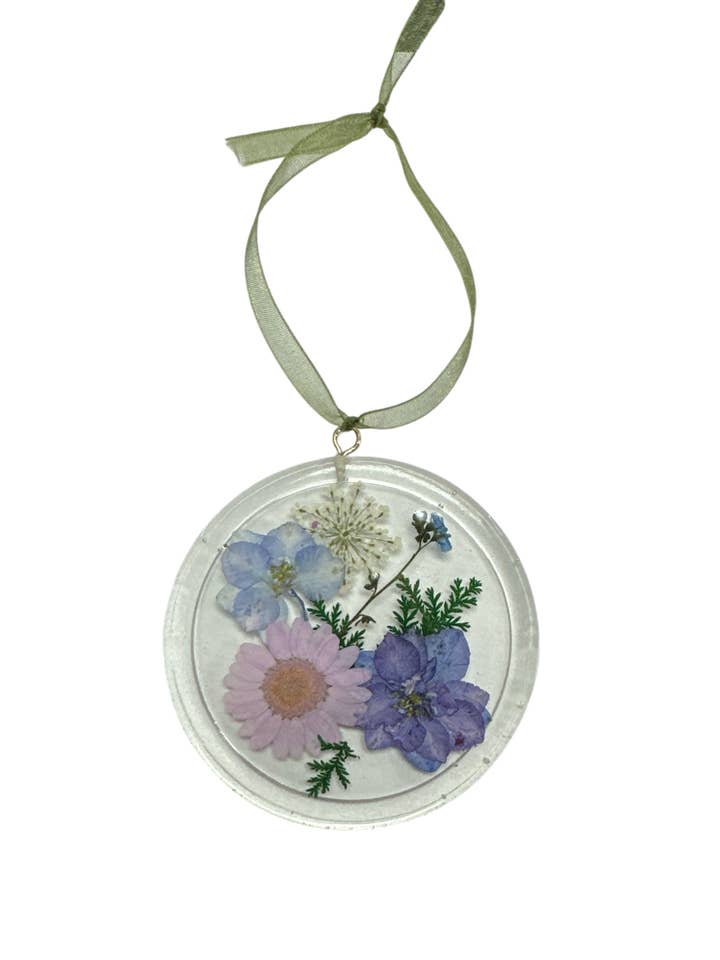 Apanhador de Sol de Resina com Flores Prensadas à Mão por atacado de Ciao Bella Jewelry Inc