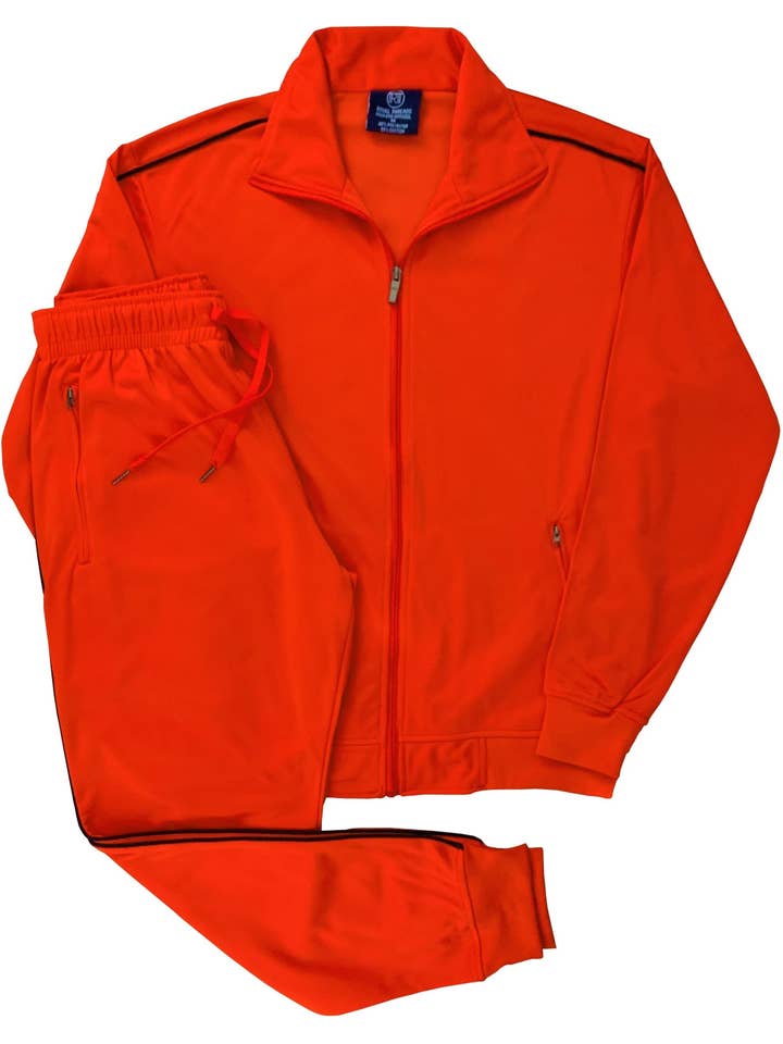 Royal Threads – Engroshandel Træningsdragt – til mænd – Mænds 2-delt Classic Solid Plain Jogger Træningsdragt8