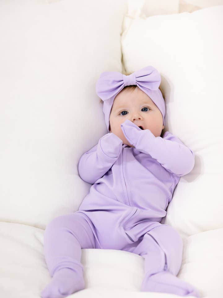 lavender sleeper for wholesale by Bianca & Bear