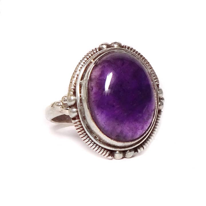 Zig Zag Asian Collection - Venta al por mayor Anillos grandes/de cóctel - Anillo simple con piedra ovalada11