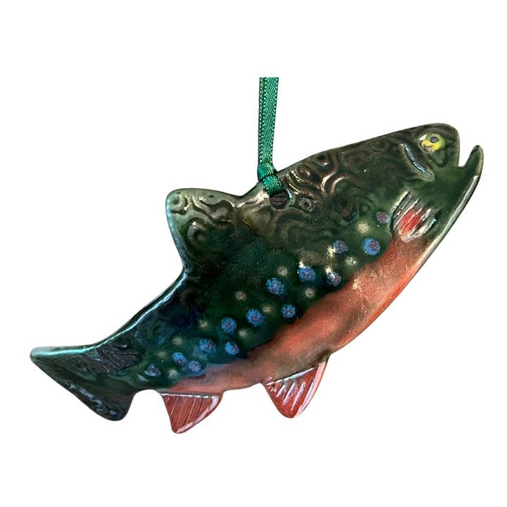 Wayne Village Pottery - Wholesale Ornament - Brook Trout Ornament