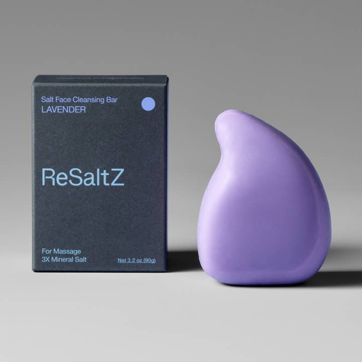 Salt Face Cleansing Bar Lavender for wholesale by ReSaltZ