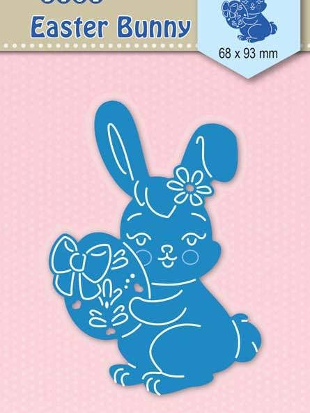 Nellie's Choice - Shape Die Blue Easter Bunny for wholesale by Ecstasy Crafts Distributing