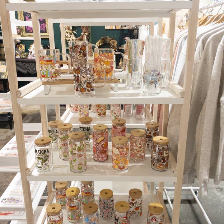 Be Bold Stay Bold - Wholesale Drinking Glass/Cup - Matcha Lovers Club Glass Cup 3