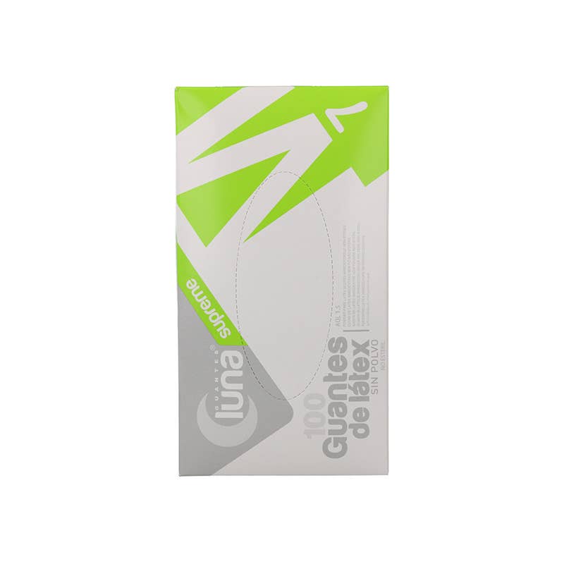 SUBLIME BEAUTY WHOLESALER SL - Wholesale Gloves - Unisex - Luna Latex Gloves 100 U S/Medium Powder