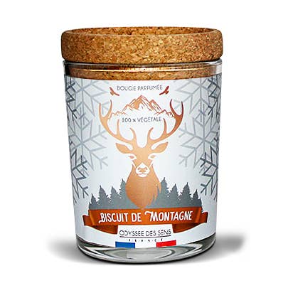Biscotto di Montagna - Candela 180g per la vendita all'ingrosso da parte di ODYSSÉE DES SENS