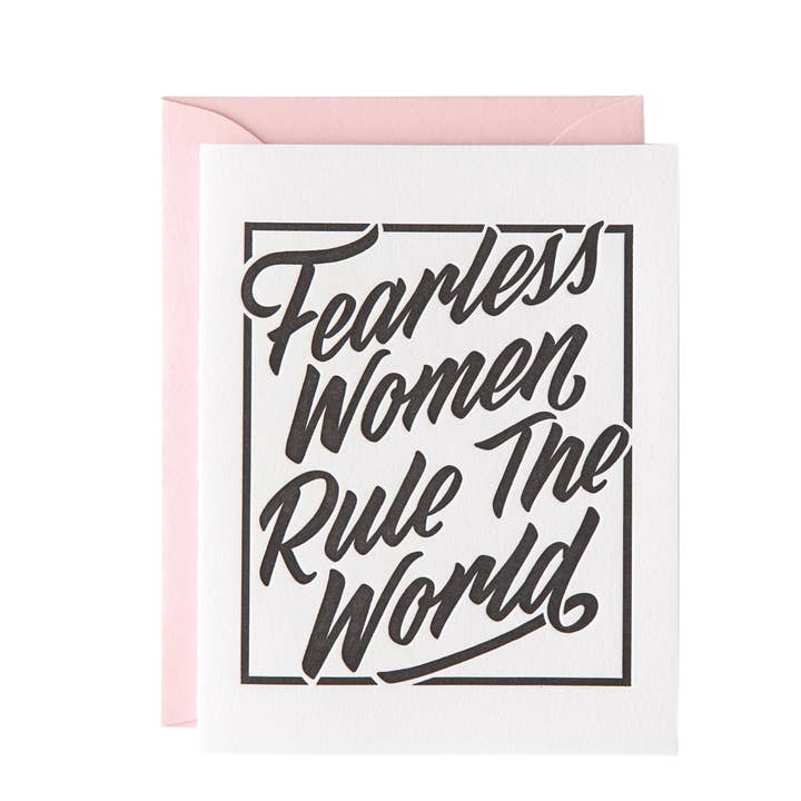 Paper Epiphanies - Wholesale Encouragement Card - Fearless Women - Chie Tamada For Paper Epiphanies