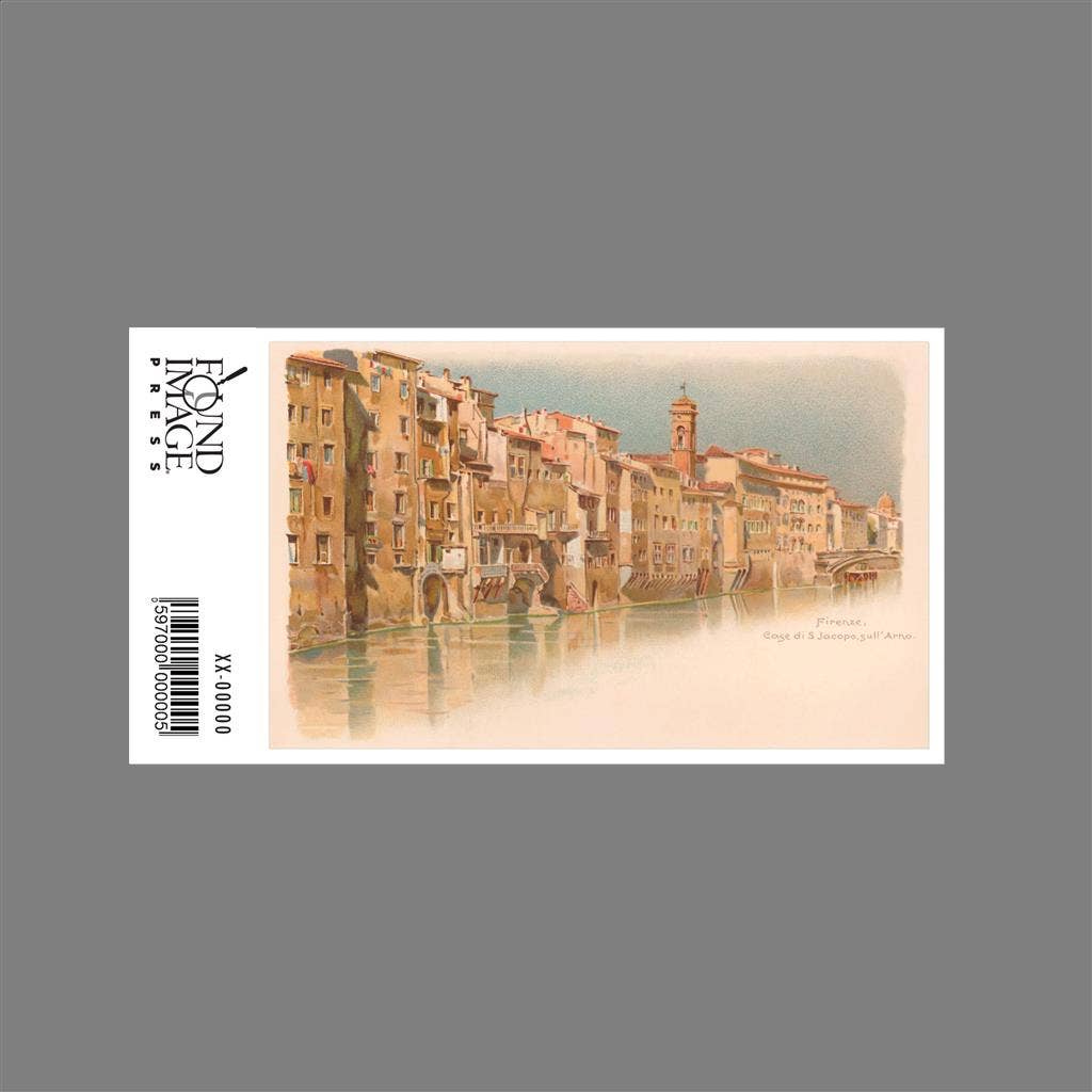 Found Image Press - Wholesale Sticker - Sticker IT-104 Arno River in Florence, Italy1