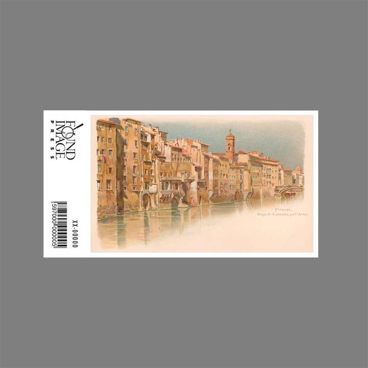Found Image Press - Wholesale Sticker - Sticker IT-104 Arno River in Florence, Italy1