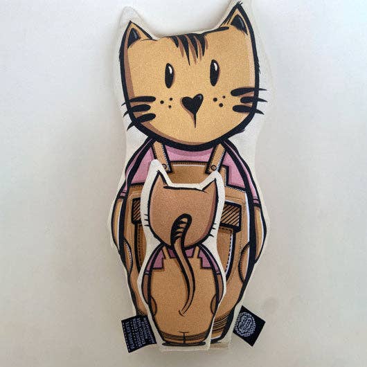 Micastricas - Wholesale Stuffed/Plush Toy - Kids & Baby - Cat soft toy with little pocket friend4