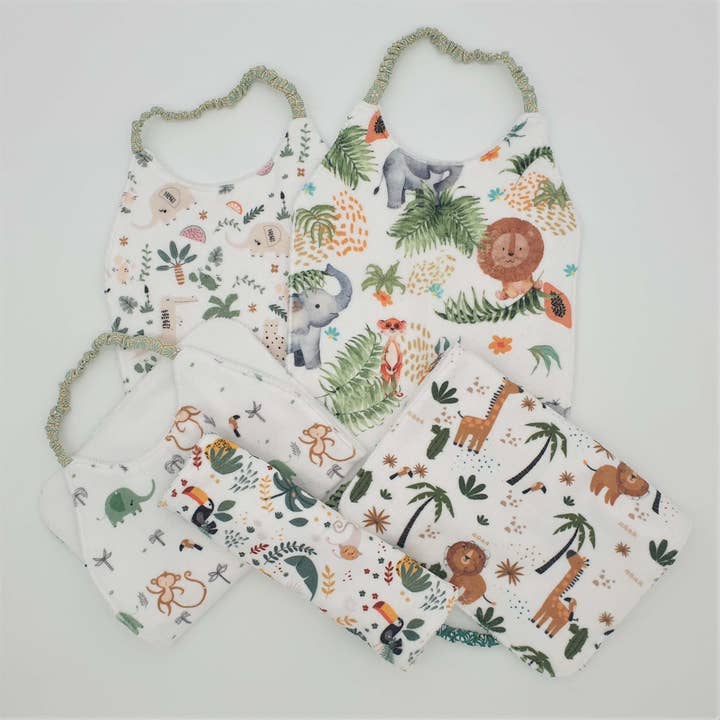 Children's napkin - Jungle Collection for wholesale by Les Ateliers d’Éliléa