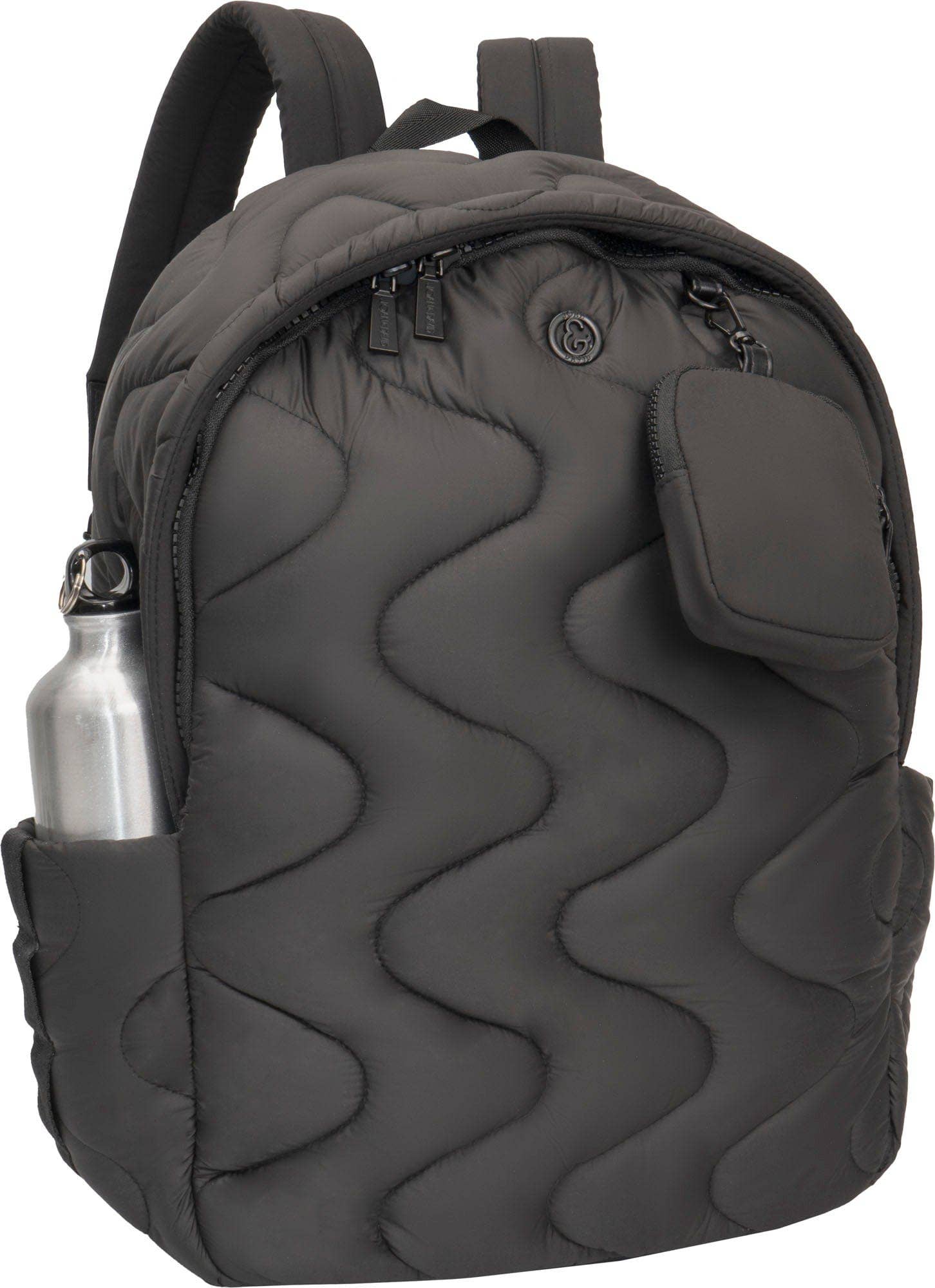 Magid - Wholesale Backpack - Women's - Joan & David Wave Quilted Puffer Nylon 18 Inch Workbook Backpack19