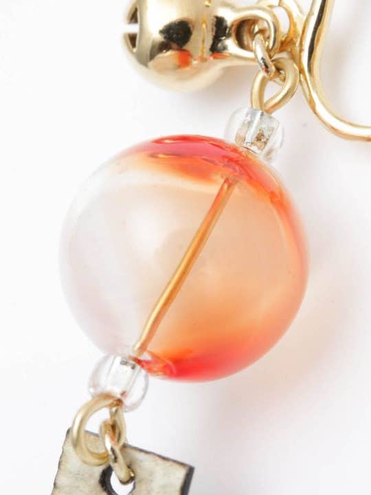 Boucles d'oreilles à clip FURIN pour la vente par Ametsuchi by Amina Collection