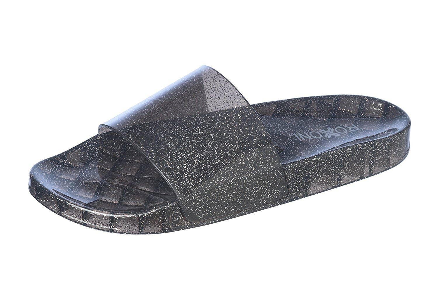 Roxoni – wholesale Flipflops – Dam – Roxoni kvinnors sommar Flip Flop öppen tå gelé Glitter Slide2