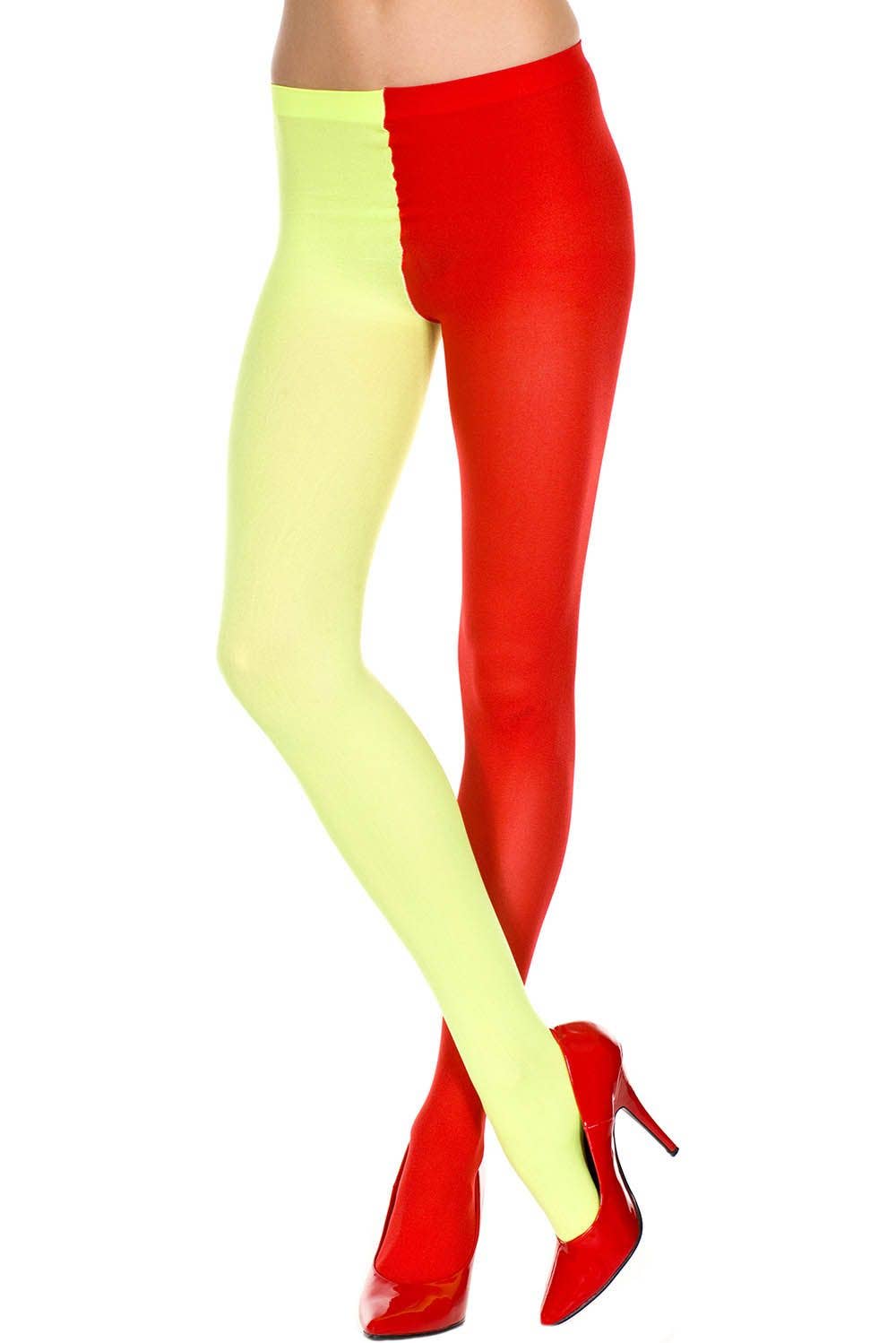 Lingerie Mart - Wholesale Tights - Women's - Music Legs Opaque Jester Tights ML7485