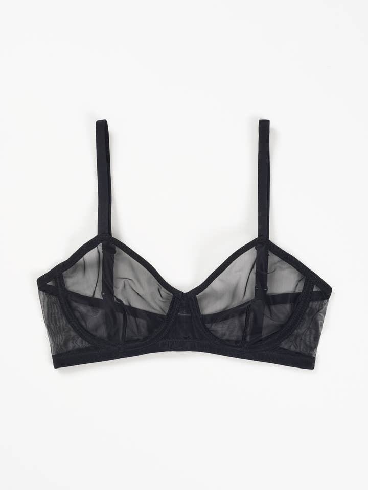 Bare Minimal Underwire Bra | Black for wholesale by Else Lingerie