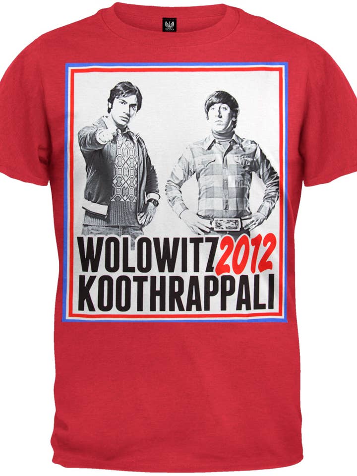 Official Store - Vendita all'ingrosso Maglietta serigrafata - Uomo - Big Bang Theory - Elezioni 2012 Maglietta Premium Morbida da Uomo
