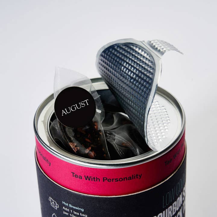 August Uncommon Tea – Sacos de chá por atacado – Psychociandy - Abóbora Assada Rooibos Caramelo - 15 Sacos de Chá7