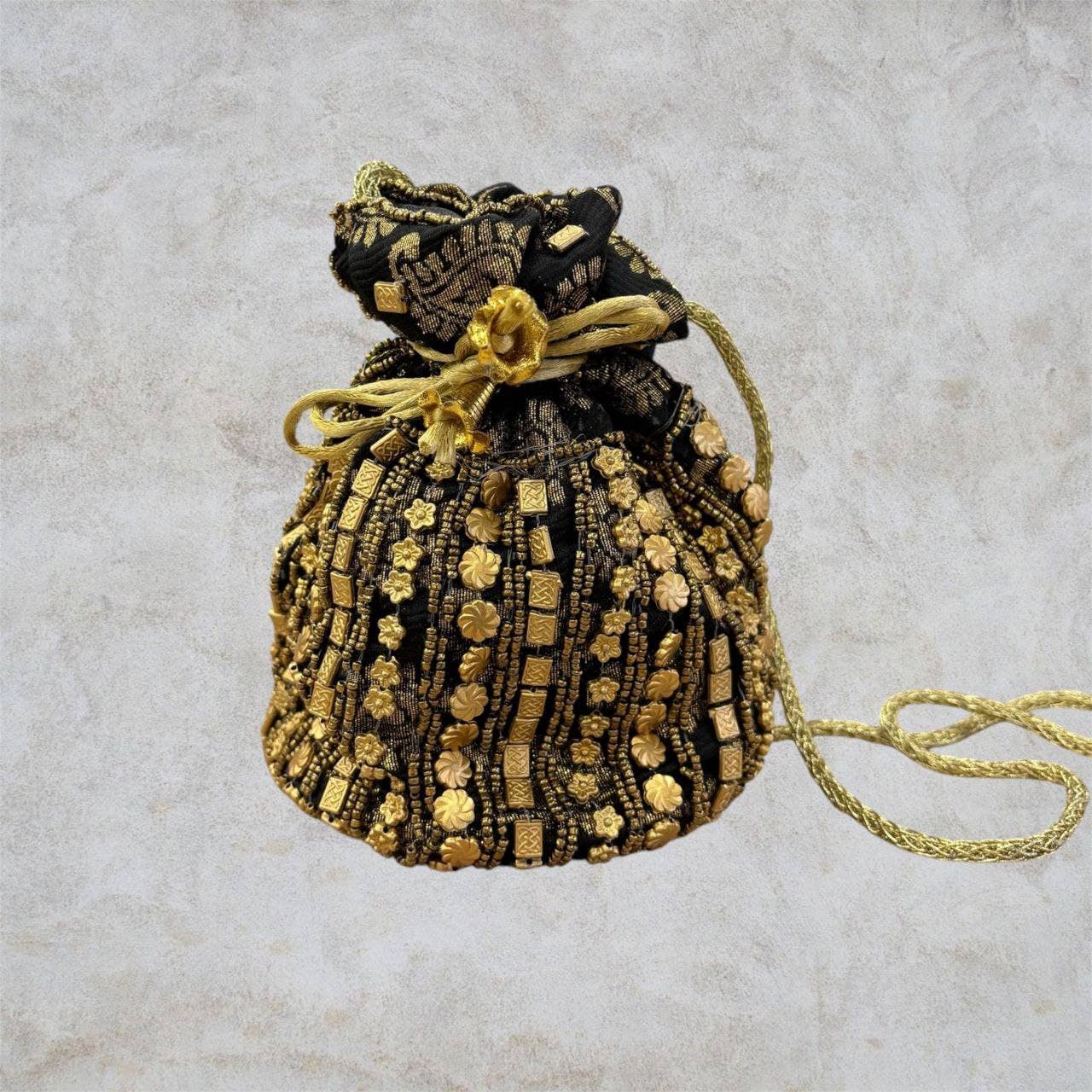 Hecho a mano - Vendita all'ingrosso Accessorio per borsetta - Donna - Borsa a secchiello dorata11