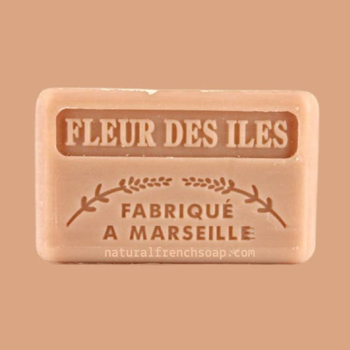 125g Flower Islands Wholesale French Soap for wholesale by French Soap Wholesale