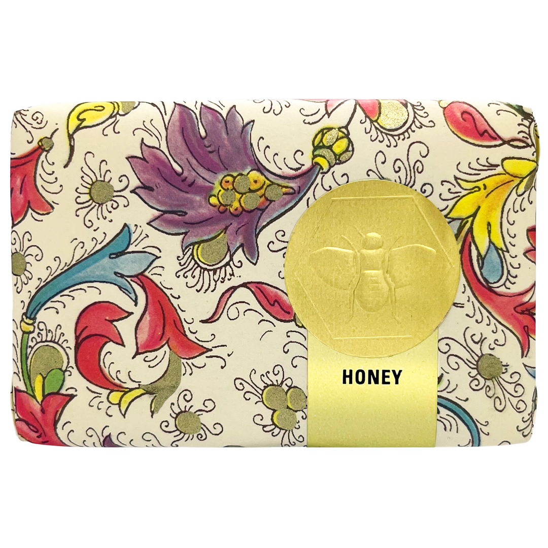 Honey House Naturals - Wholesale Bar Soap - Florentine Paper Wrapped Soap - 3.5 oz2