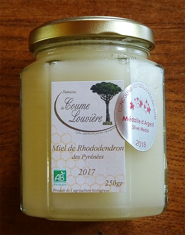 Domaine de Coume Louvière - Vente Miel - Miel de Rhododendron des Pyrénées Bio1