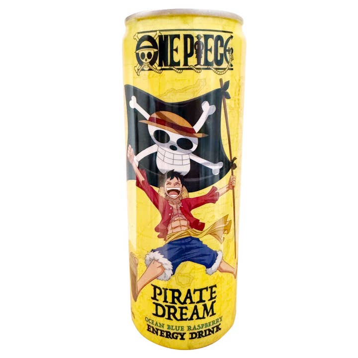One Piece Pirate Dream Energy Drink (12oz) 12ct - Boston America for wholesale by Pops Distro Inc