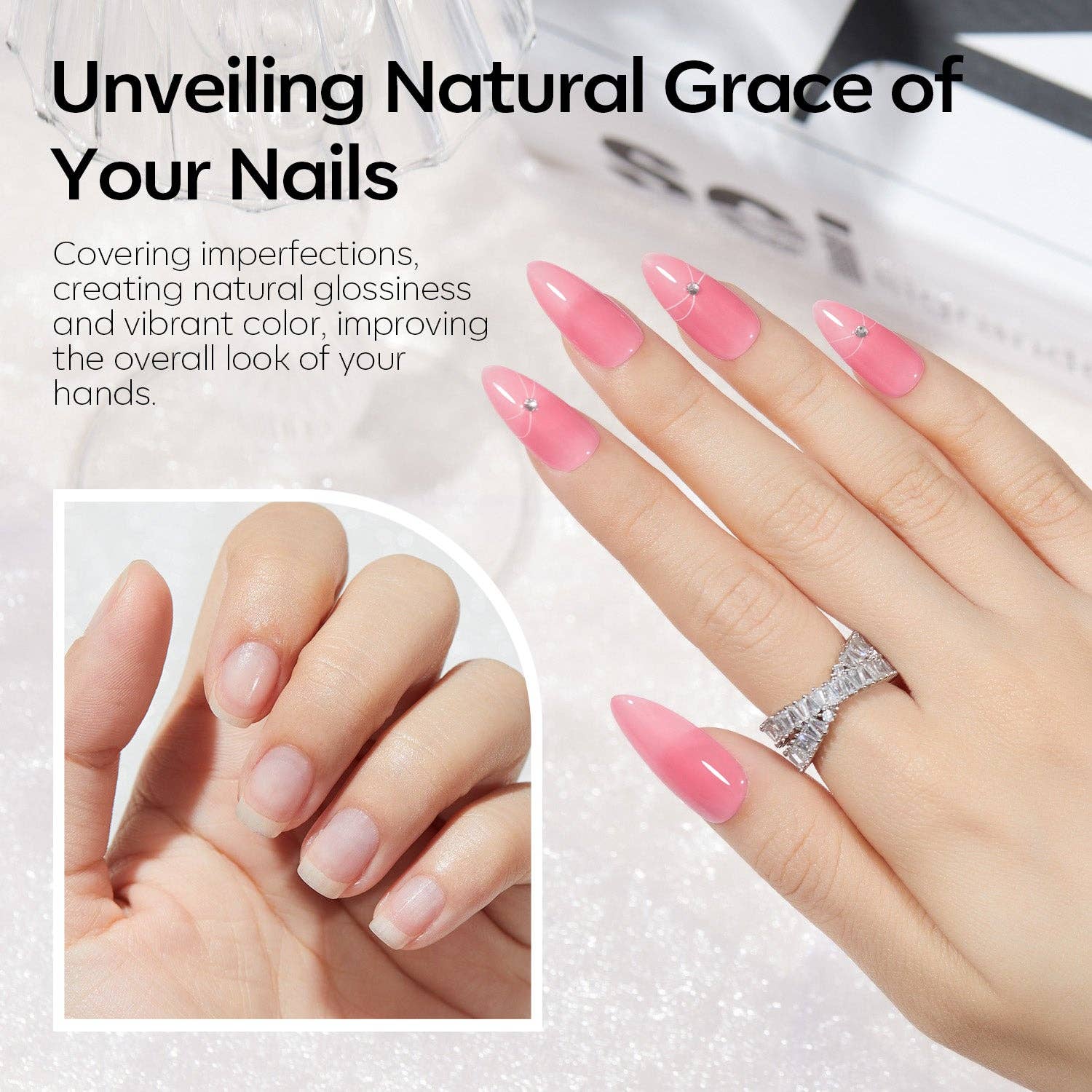 Modelones – wholesale Nail polish set – Jelly Chic - 6 Shades Gel Nail Polish Set4