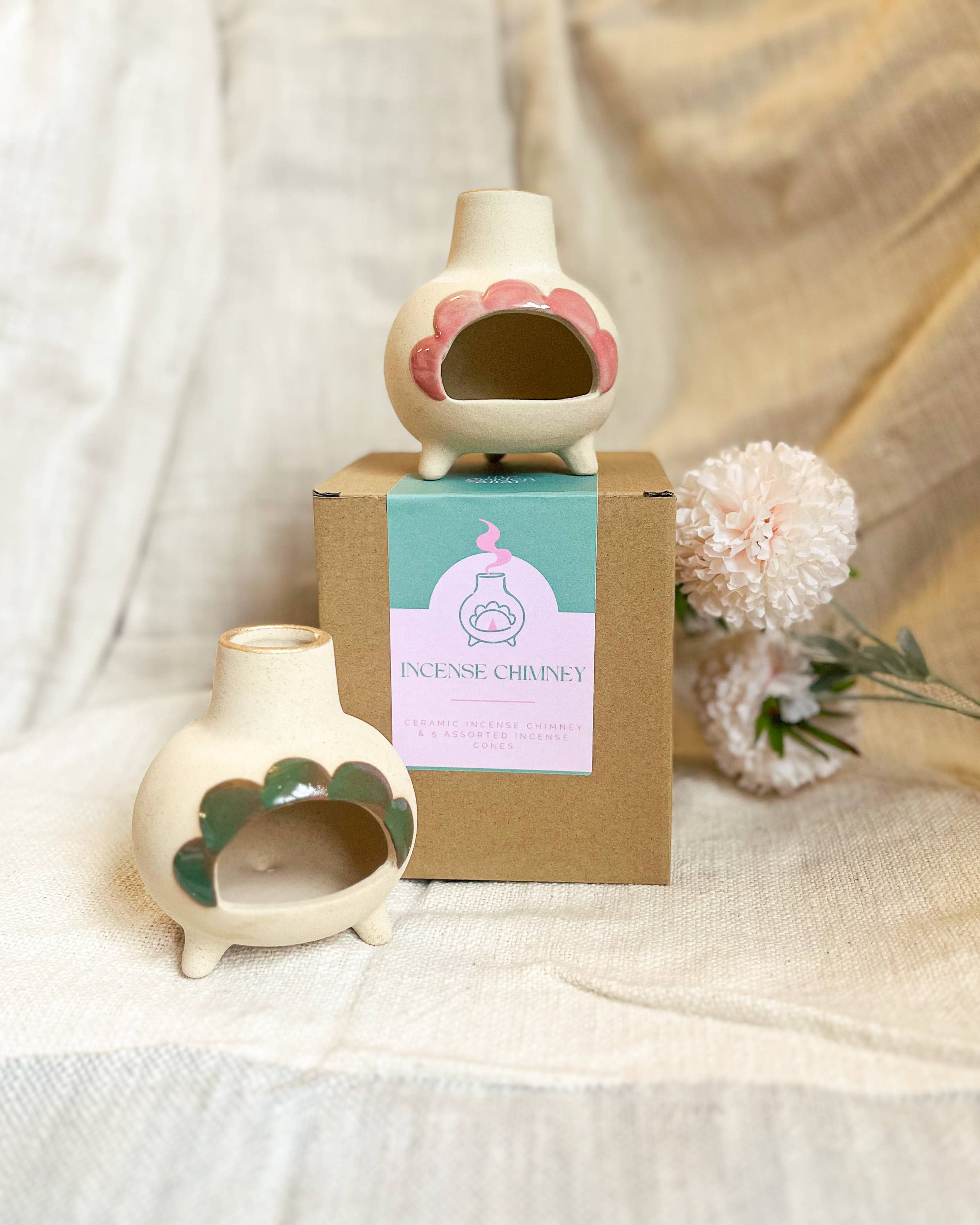 The Golden Altar - Wholesale Incense Holder - Ceramic Incense Chimney - Palo Santo Burner3