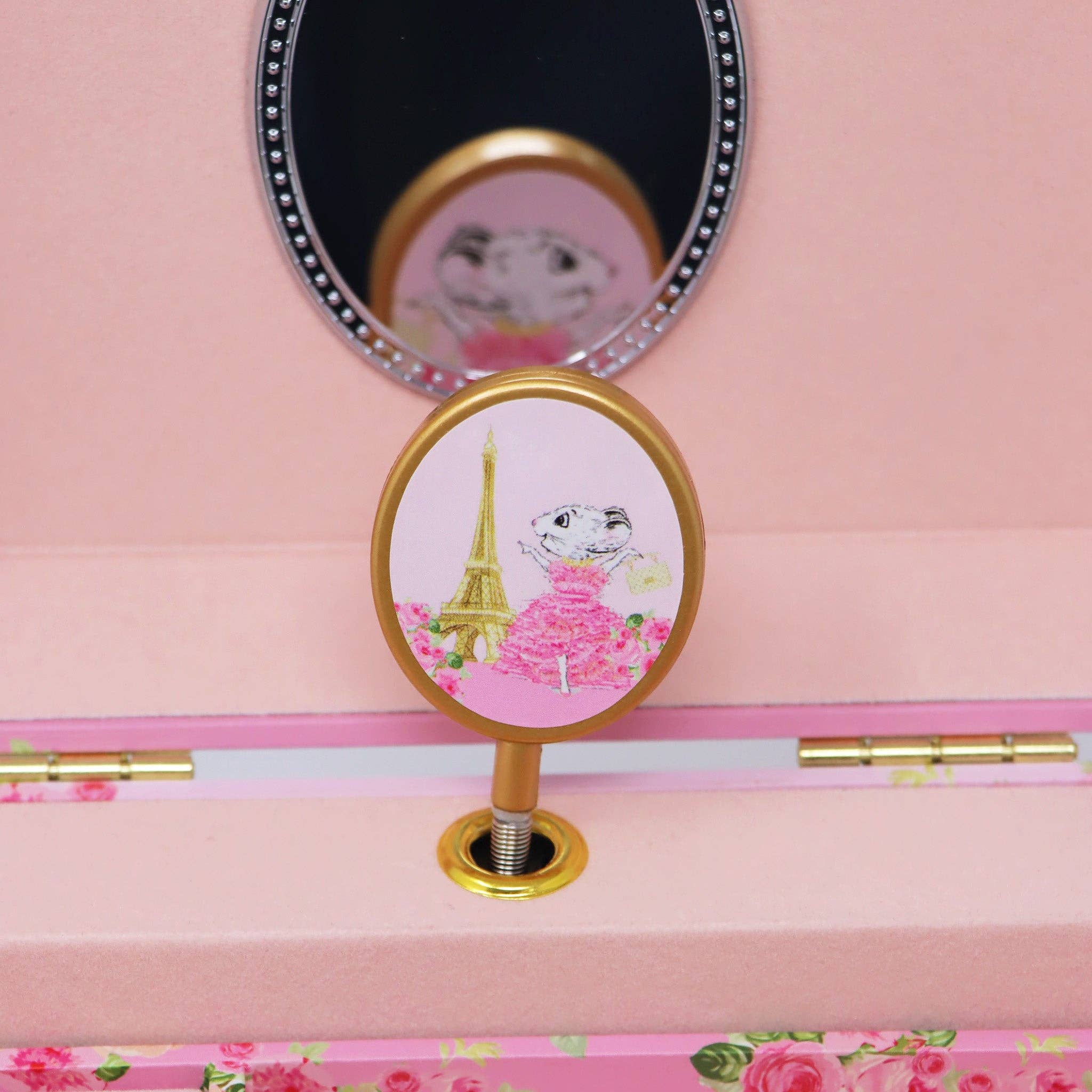 Pink Poppy USA - Wholesale Jewelry Box/Organizer - Kids - Claris The Chicest Mouse in Paris Pearl Musical Jewellery Box | Pack of 15