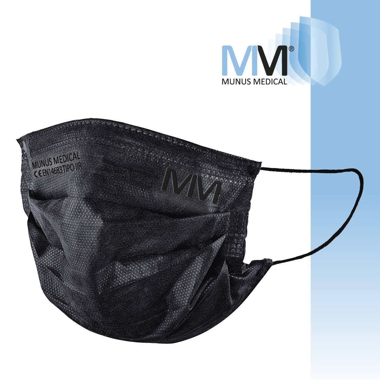 Munus Medical - Venta al por mayor Mascarilla facial protectora - MASCARILLA QUIRÚRGICA PARA ADULTOS MM-005-N - 5 BOLSAS DE 10 PIEZAS3