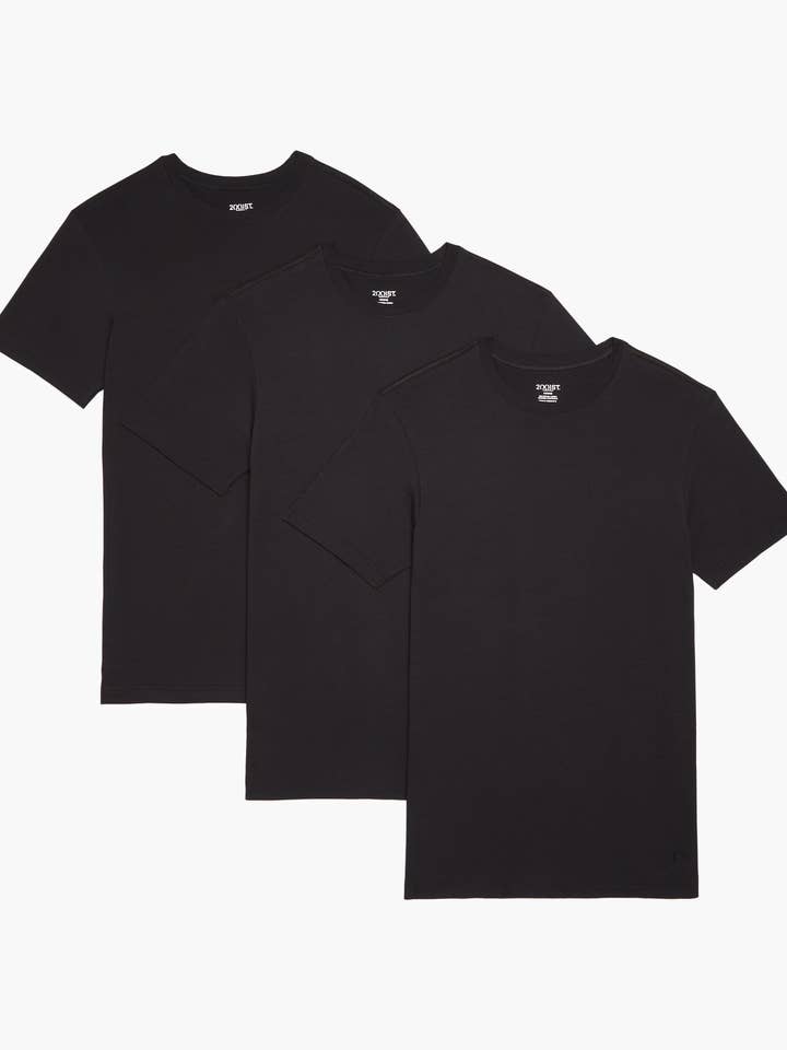 Essential bomull Crewneck T-Shirt 3-Pack för wholesale av 2(X)IST