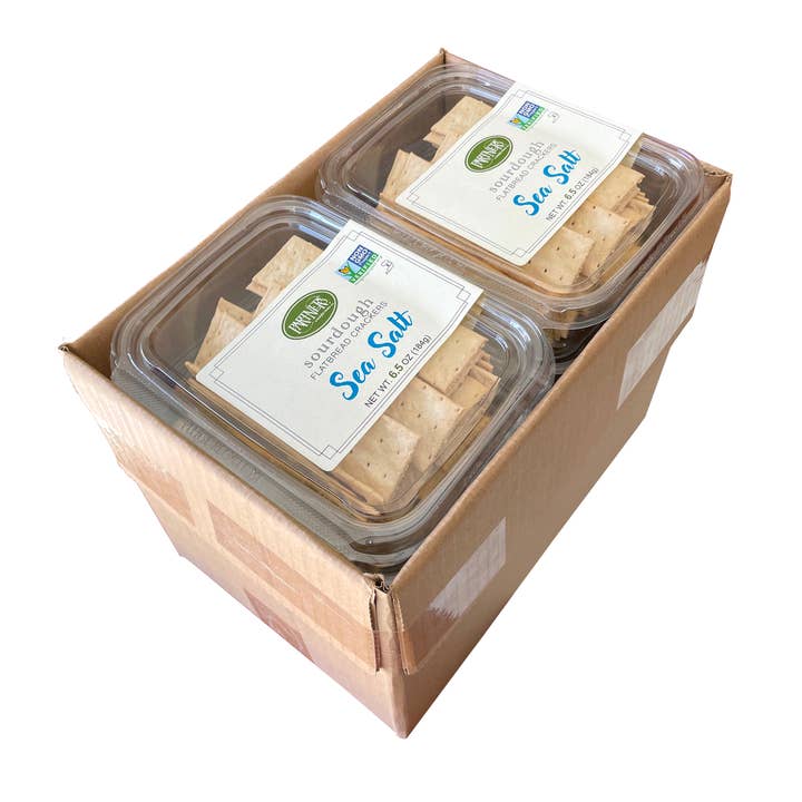 Partners Crackers - Wholesale Crackers - Partners Sourdough Sea Salt Flatbread Crackers2