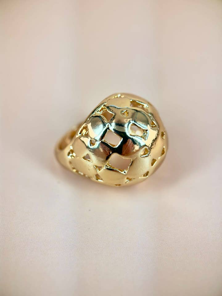 Bague Boule Motif pour la vente par D Bijoux