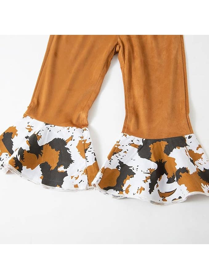 Fennco Styles - Venta al por mayor Disfraz - Niños - Conjunto de Disfraz de Vaquera Marrón de 4 Piezas1