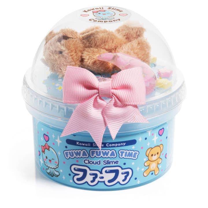 Kawaii Slime Company - Vente Pâte ingénieuse/slime – enfant - Fuwa Fuwa Time Icee Cloud Slime (4 pièces/boîte)