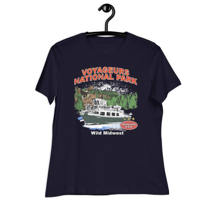 Voyageurs National Park Dames T-shirt voor wholesale door Thieves' River