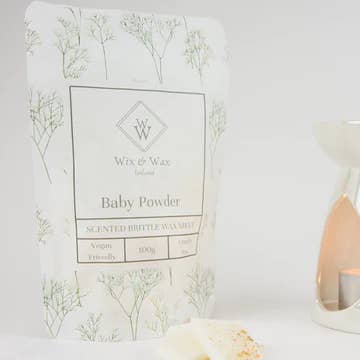 Baby Powder Brittle Wax Melt for wholesale by Wix & Wax