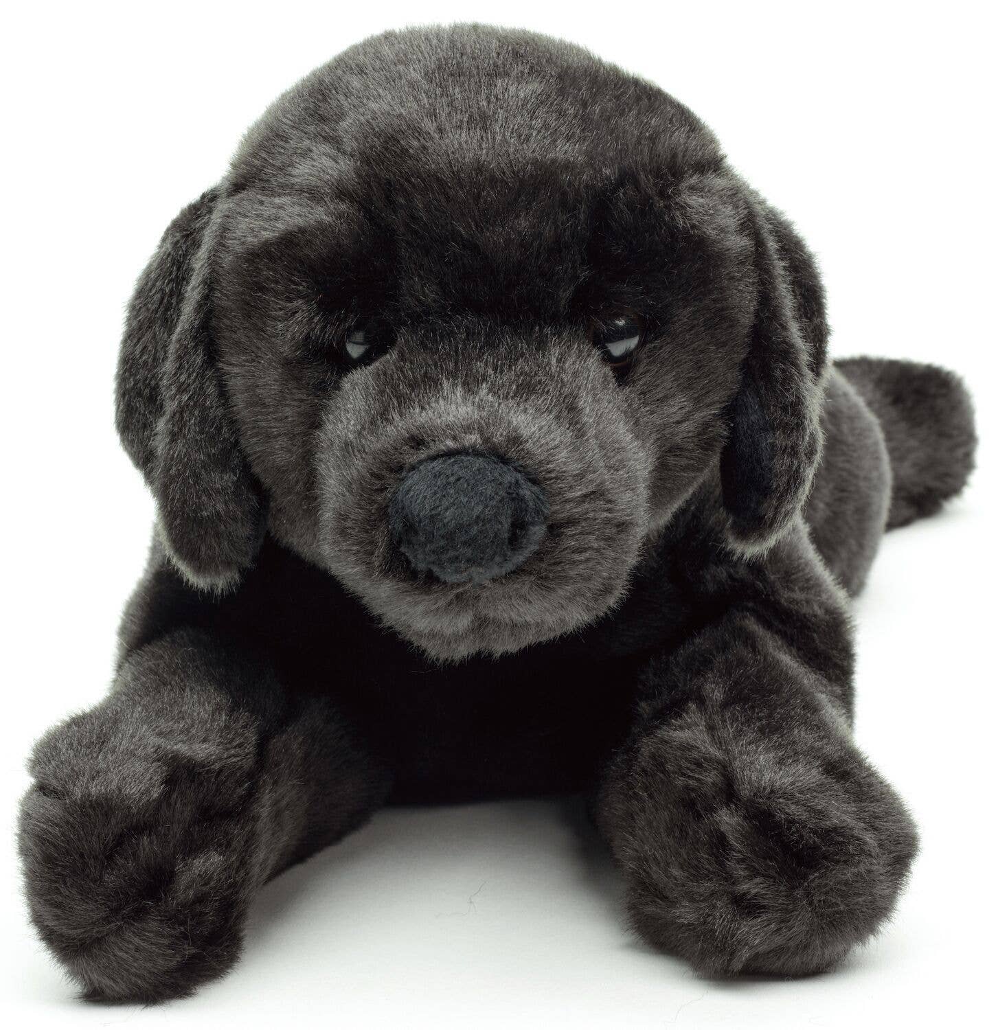 Uni Toys - Wholesale Stuffed/Plush Toy - Kids & Baby - Labrador black, lying - cuddly/plush toy1