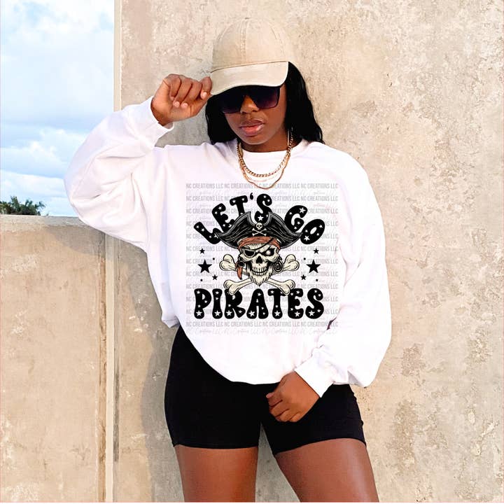 Lets Go Pirates Wholesale for wholesale by NC Creations