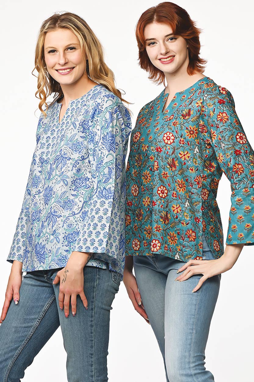 Sevya Handmade - Wholesale Tunic - Women's - Devani Block Print Tunics16