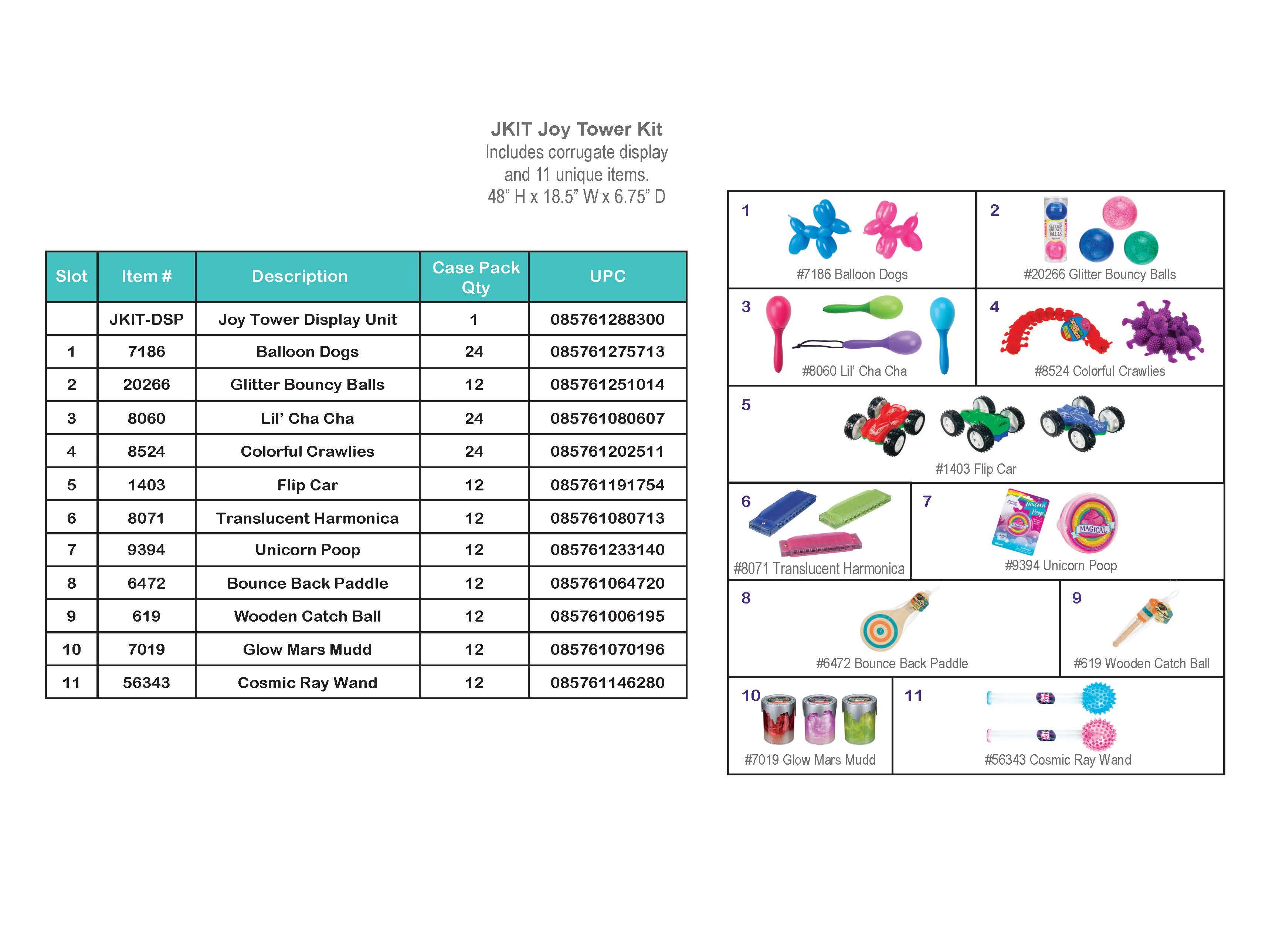 Toysmith - Wholesale Retailer Display - Kids & Baby - Joyful Tower-Toy Merchandising Solution, Corrugate2