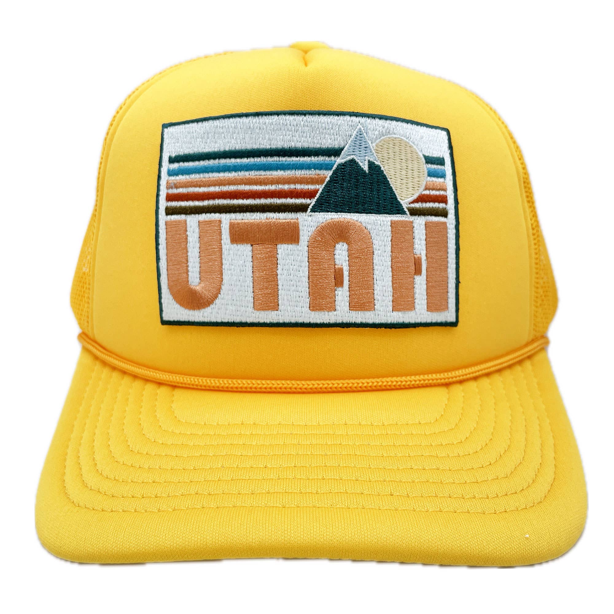 Hey Mountains - Wholesale Trucker Hat - Unisex - Utah Trucker Hat - Retro Mountain6