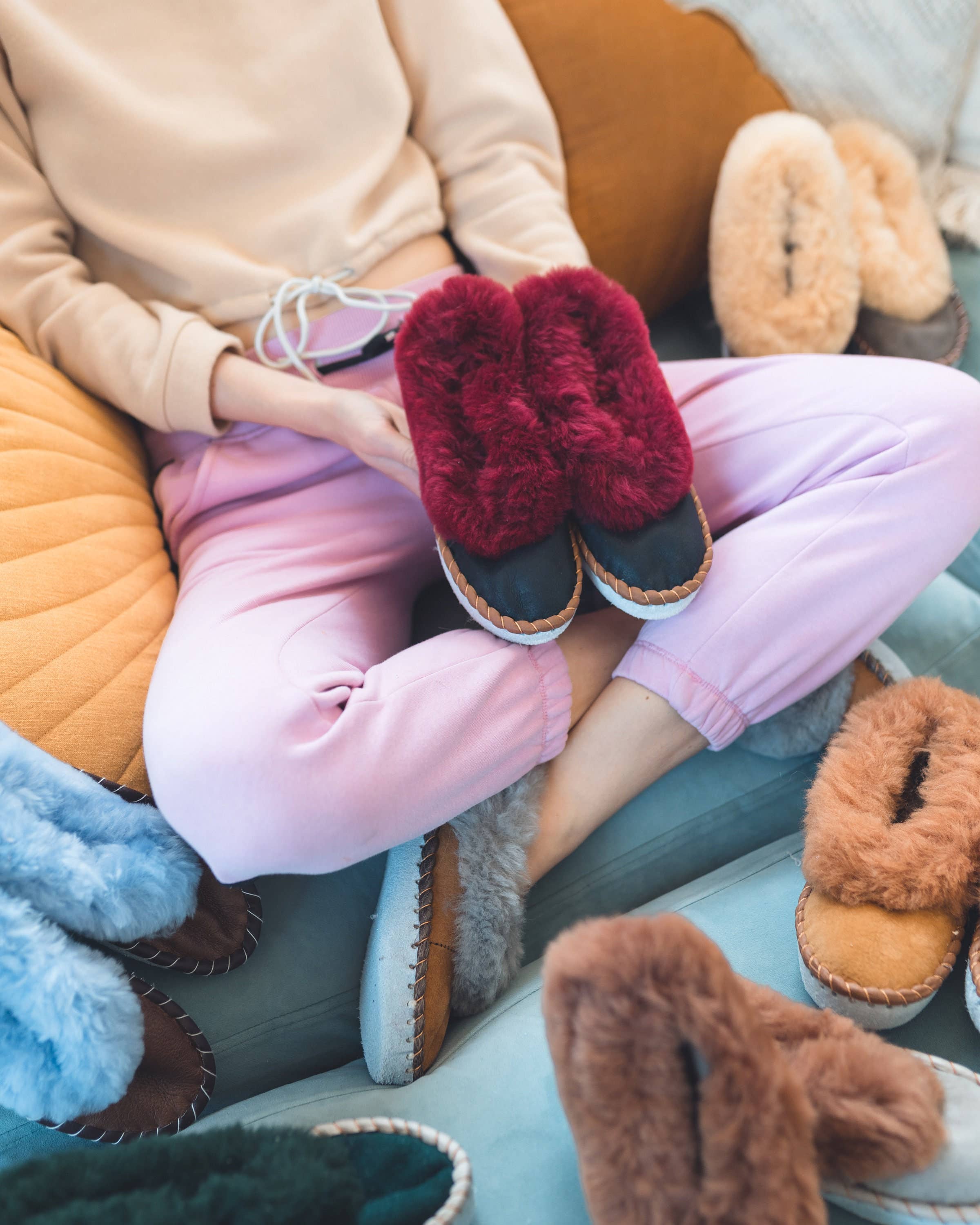 Sheepers SP .Z O.O. - Wholesale Slippers - Women's - Sheepskin Slippers Lucky Dip No Embroidery By Sheepers8