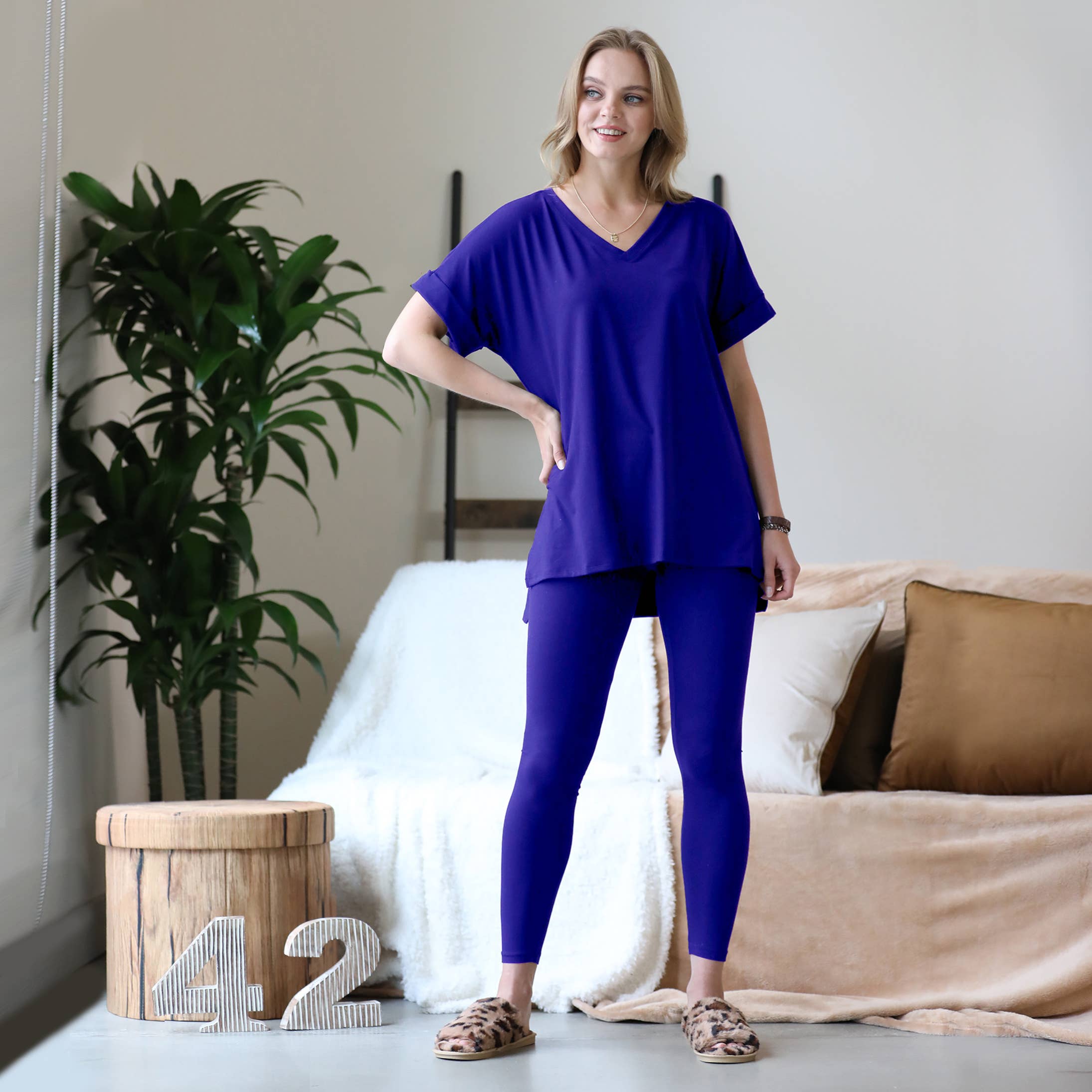 42POPS – wholesale Mjukisset – Dam – .Tunika & Leggings 2-delarsset23