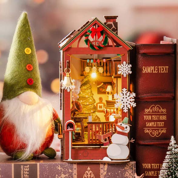 TGC07 Christmas Indoor Scene Book Nook for wholesale by Robotime